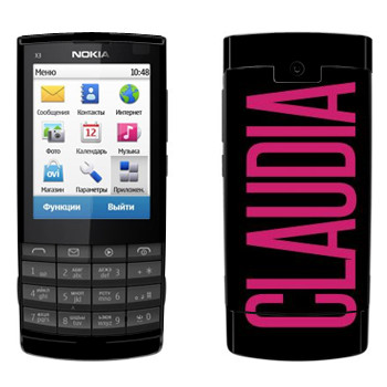   «Claudia»   Nokia X3-02