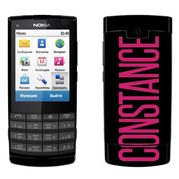   «Constance»   Nokia X3-02