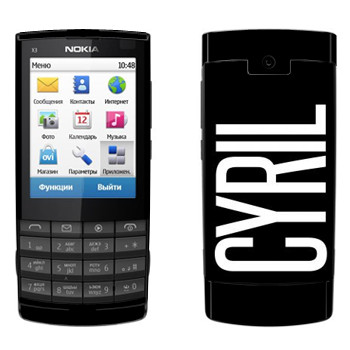   «Cyril»   Nokia X3-02