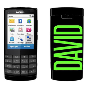   «David»   Nokia X3-02