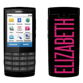   «Elizabeth»   Nokia X3-02