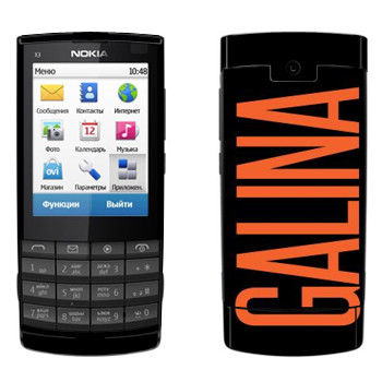   «Galina»   Nokia X3-02