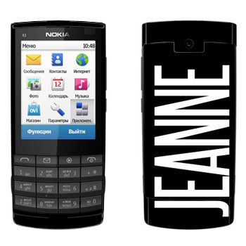   «Jeanne»   Nokia X3-02