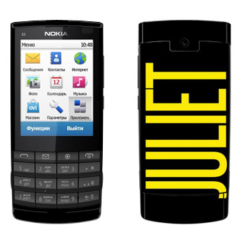   «Juliet»   Nokia X3-02