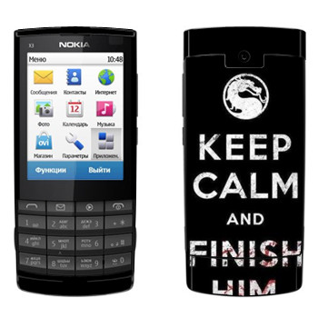   «Keep calm and Finish him Mortal Kombat»   Nokia X3-02