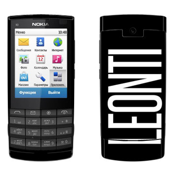   «Leonti»   Nokia X3-02