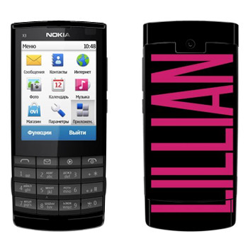   «Lillian»   Nokia X3-02
