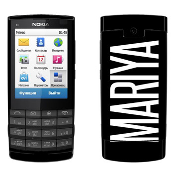   «Mariya»   Nokia X3-02