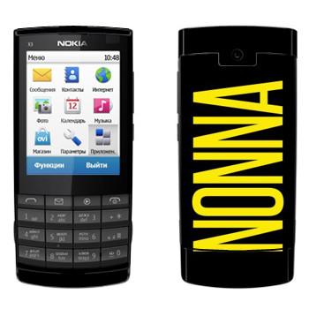   «Nonna»   Nokia X3-02