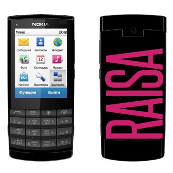   «Raisa»   Nokia X3-02
