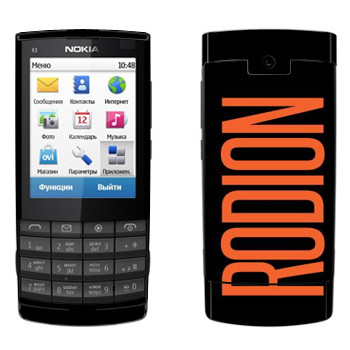   «Rodion»   Nokia X3-02