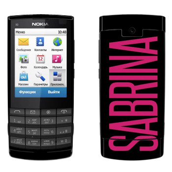   «Sabrina»   Nokia X3-02