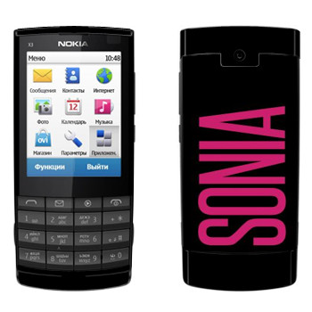   «Sonia»   Nokia X3-02