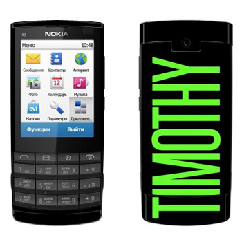   «Timothy»   Nokia X3-02