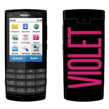   «Violet»   Nokia X3-02