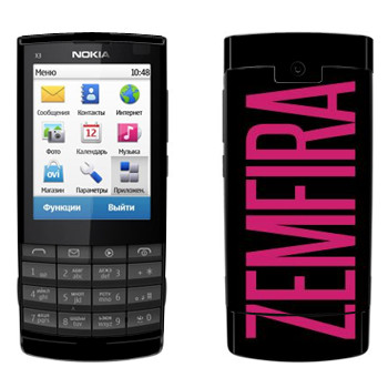   «Zemfira»   Nokia X3-02