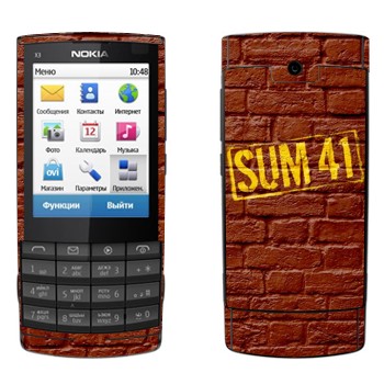   «- Sum 41»   Nokia X3-02