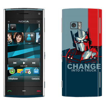   « : Change into a truck»   Nokia X6
