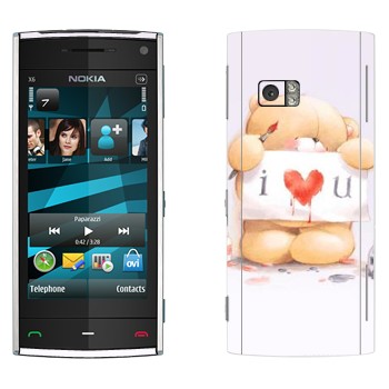   «  - I love You»   Nokia X6