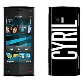   «Cyril»   Nokia X6