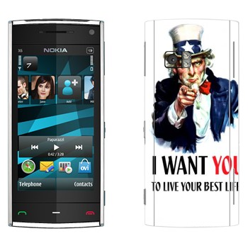   « : I want you!»   Nokia X6