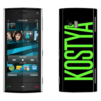   «Kostya»   Nokia X6