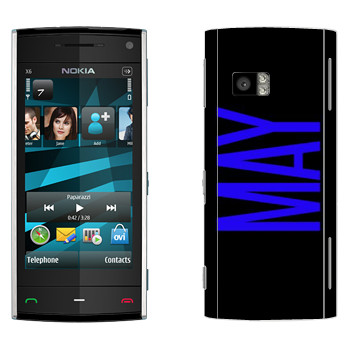   «May»   Nokia X6
