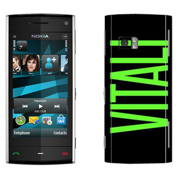   «Vitali»   Nokia X6
