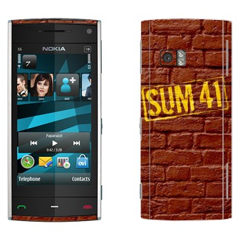   «- Sum 41»   Nokia X6