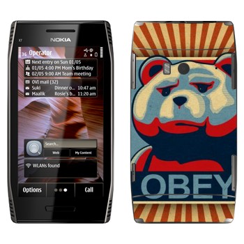   «  - OBEY»   Nokia X7-00