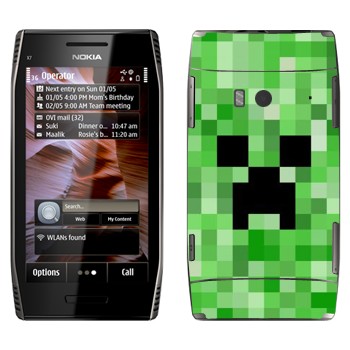   «Creeper face - Minecraft»   Nokia X7-00