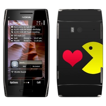   «I love Pacman»   Nokia X7-00