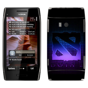   «Dota violet logo»   Nokia X7-00