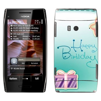   «Happy birthday»   Nokia X7-00