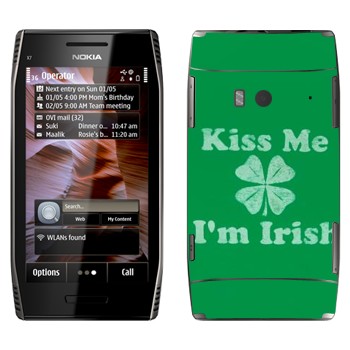   «Kiss me - I'm Irish»   Nokia X7-00