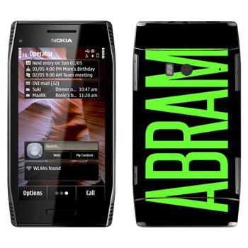   «Abram»   Nokia X7-00