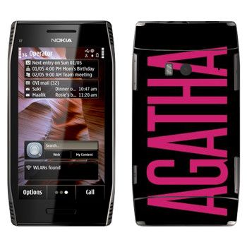   «Agatha»   Nokia X7-00