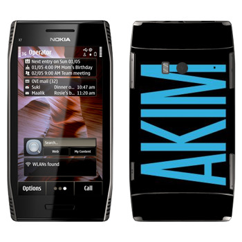   «Akim»   Nokia X7-00