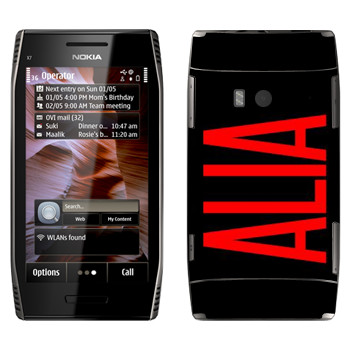   «Alia»   Nokia X7-00