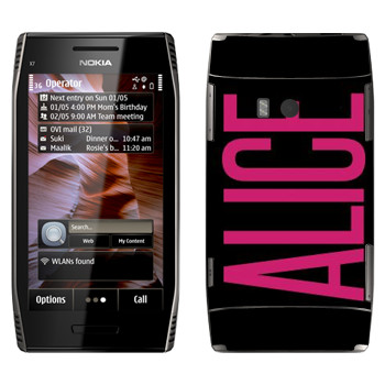   «Alice»   Nokia X7-00