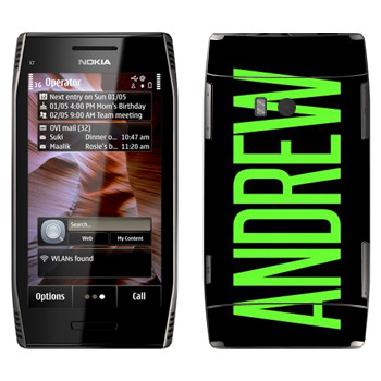   «Andrew»   Nokia X7-00
