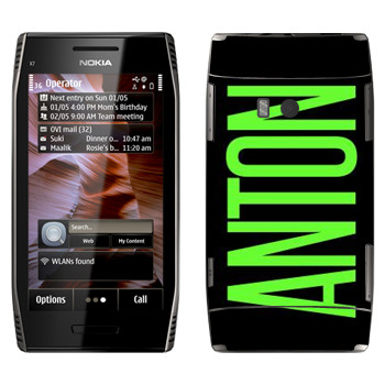   «Anton»   Nokia X7-00