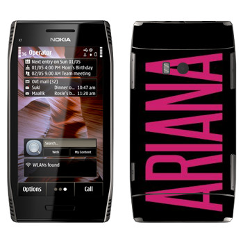   «Ariana»   Nokia X7-00