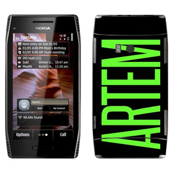   «Artem»   Nokia X7-00