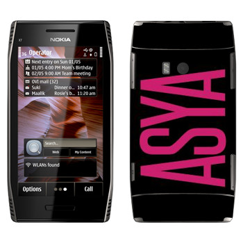   «Asya»   Nokia X7-00