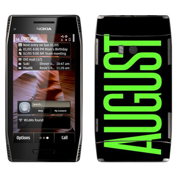   «August»   Nokia X7-00