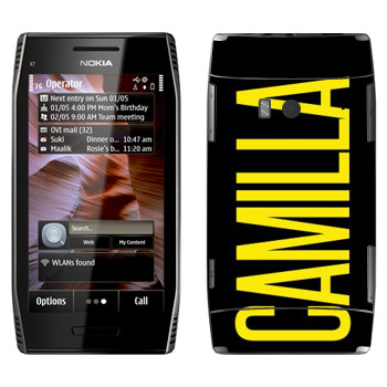  «Camilla»   Nokia X7-00
