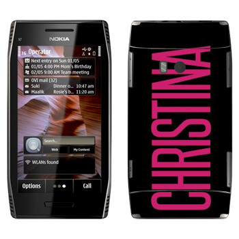   «Christina»   Nokia X7-00