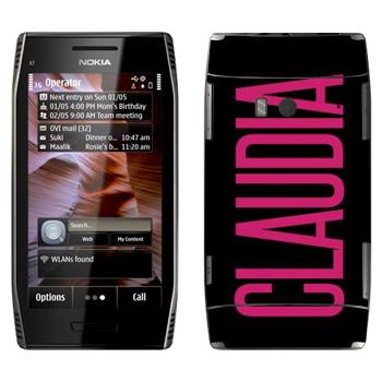   «Claudia»   Nokia X7-00