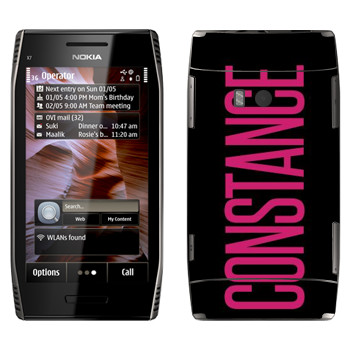   «Constance»   Nokia X7-00